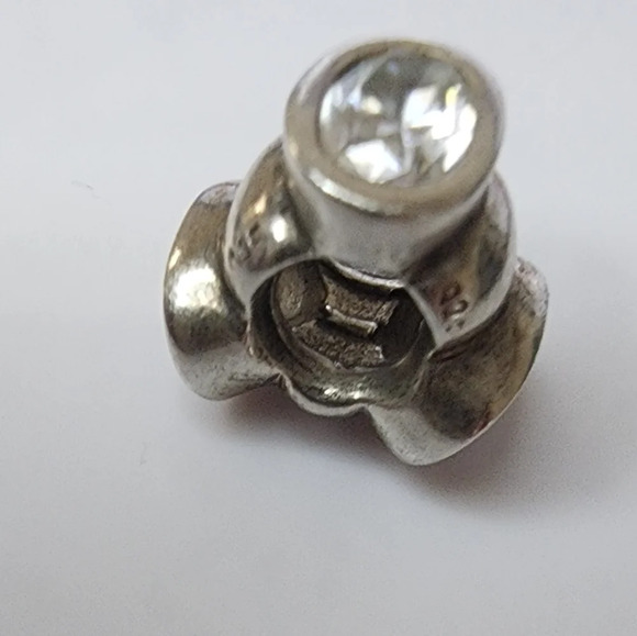 PANDORA Big CZ Clear Skies Sterling Silver Charm With Clear Zirconia - Picture 6 of 6